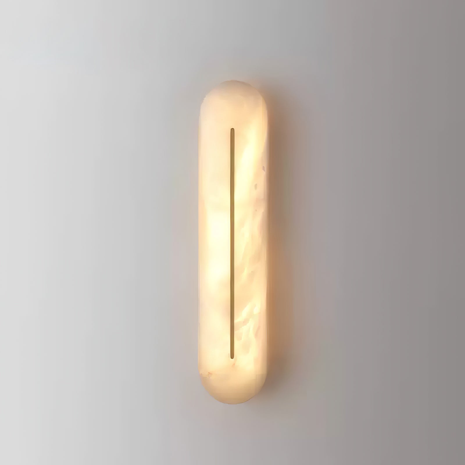 Armaryra Oblong Alabaster Wall Light-Neutral Decor
