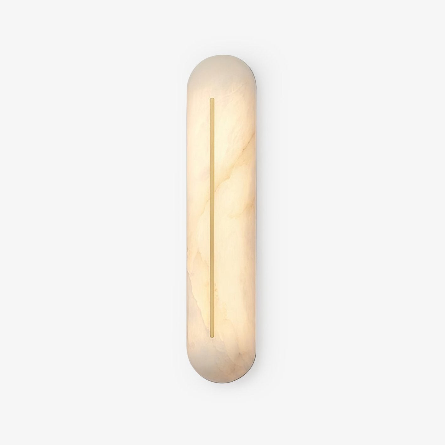 Armaryra Oblong Alabaster Wall Light-Neutral Decor