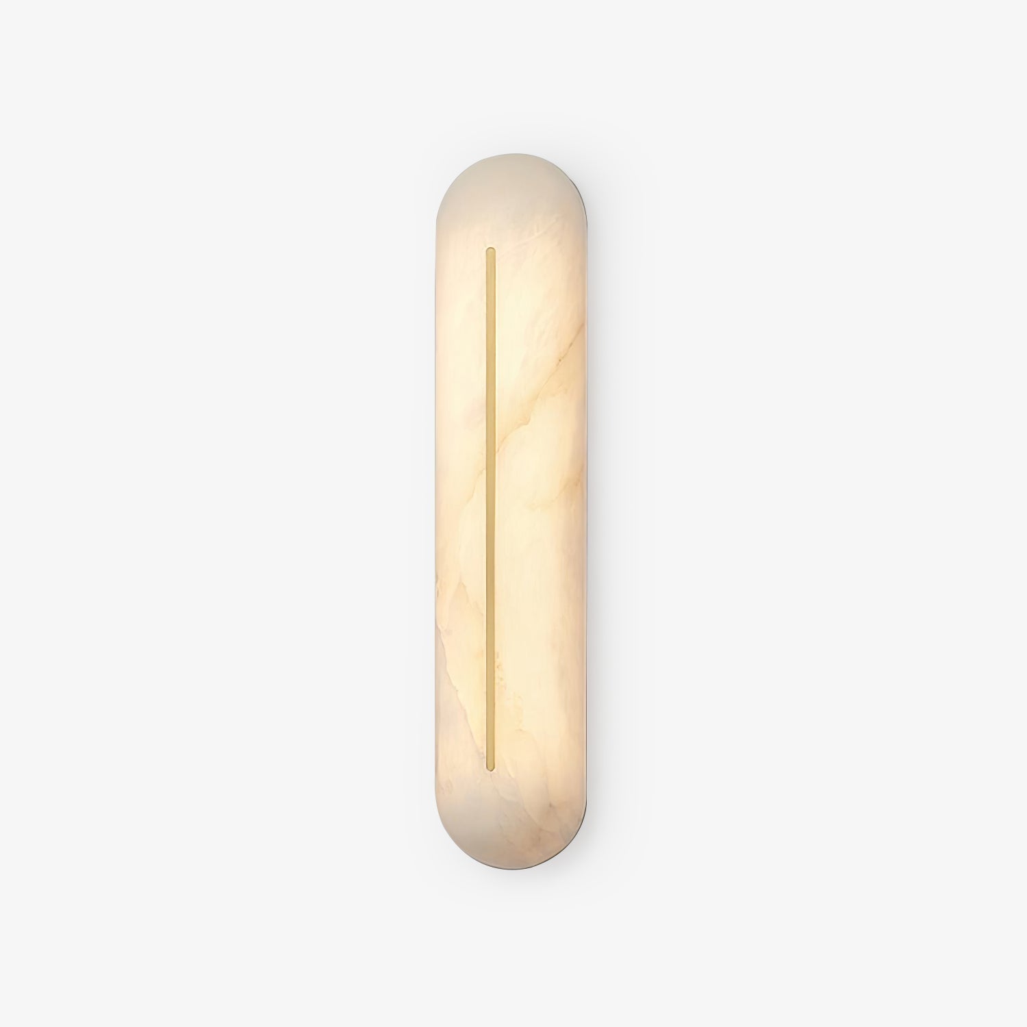 Armaryra Oblong Alabaster Wall Light-Neutral Decor