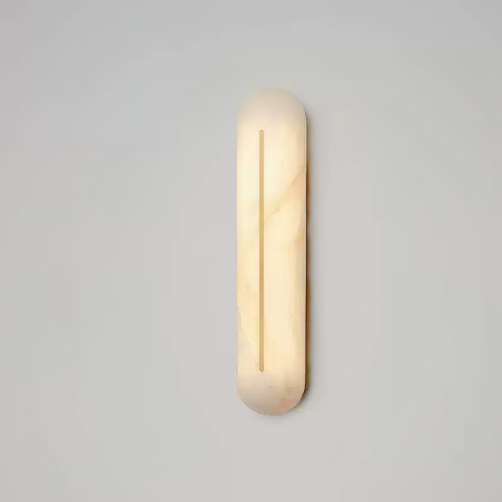 Armaryra Oblong Alabaster Wall Light-Neutral Decor