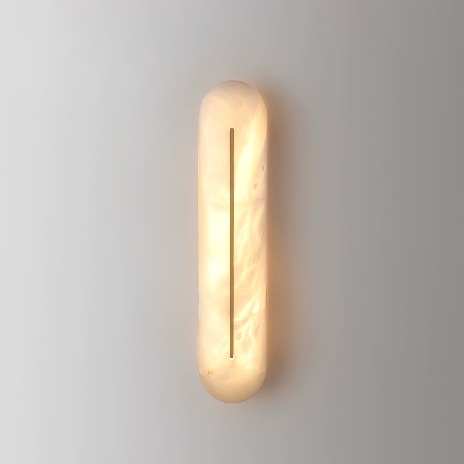 Armaryra Oblong Alabaster Wall Light-Neutral Decor