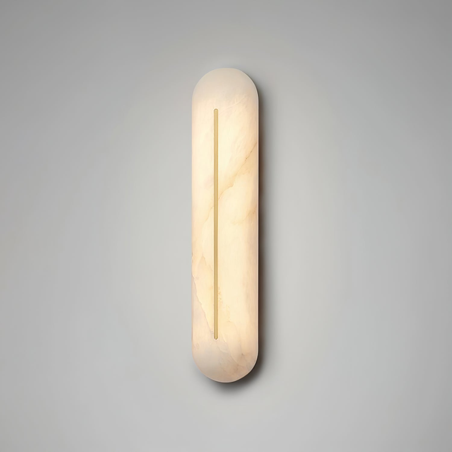 Armaryra Oblong Alabaster Wall Light-Neutral Decor