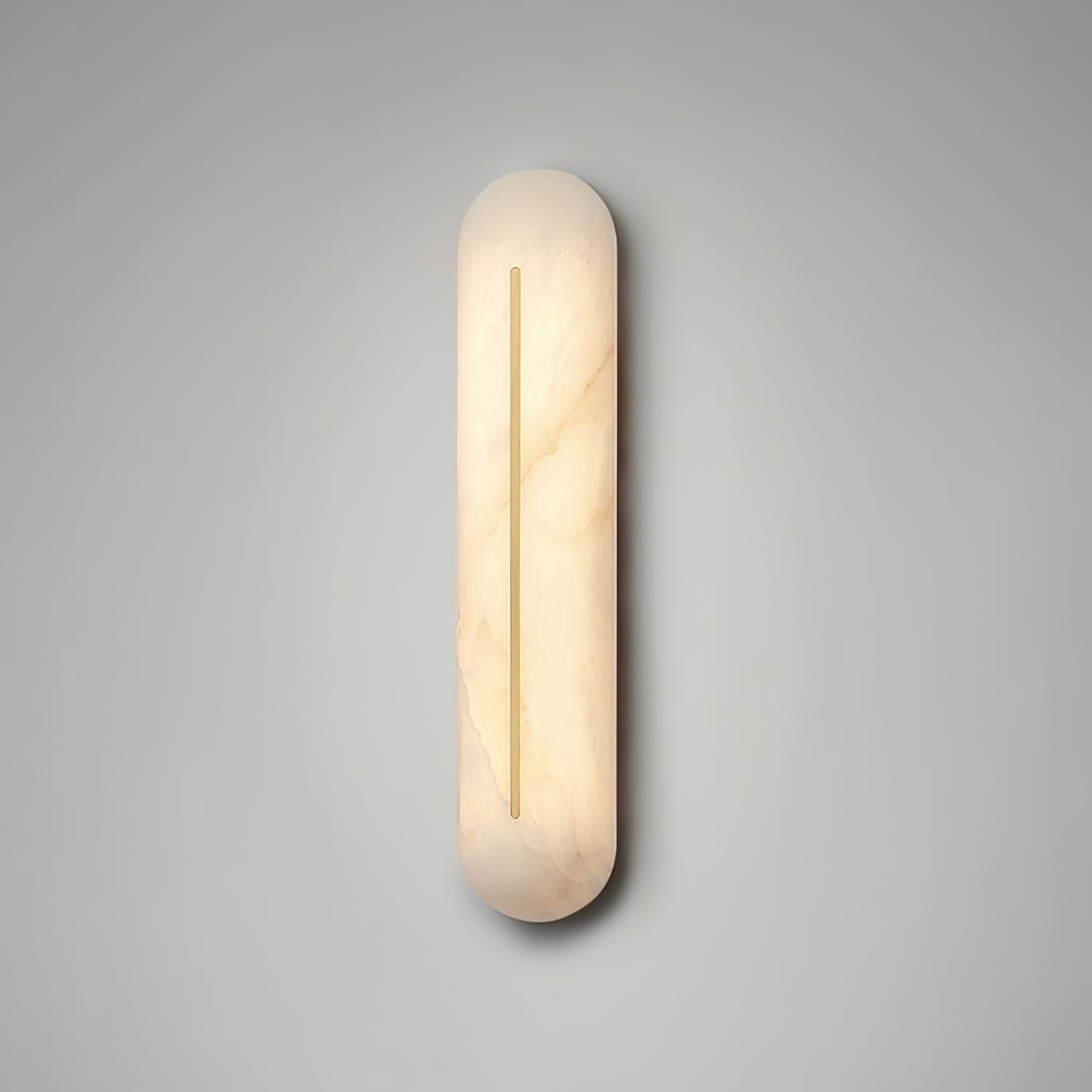 Armaryra Oblong Alabaster Wall Light-Neutral Decor