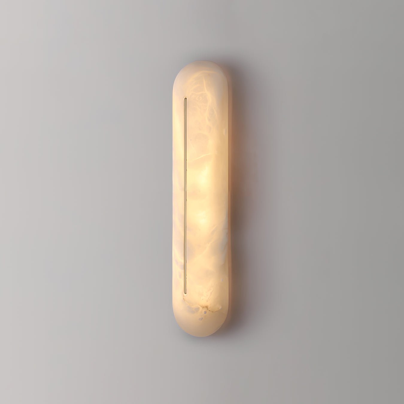 Armaryra Oblong Alabaster Wall Light-Neutral Decor