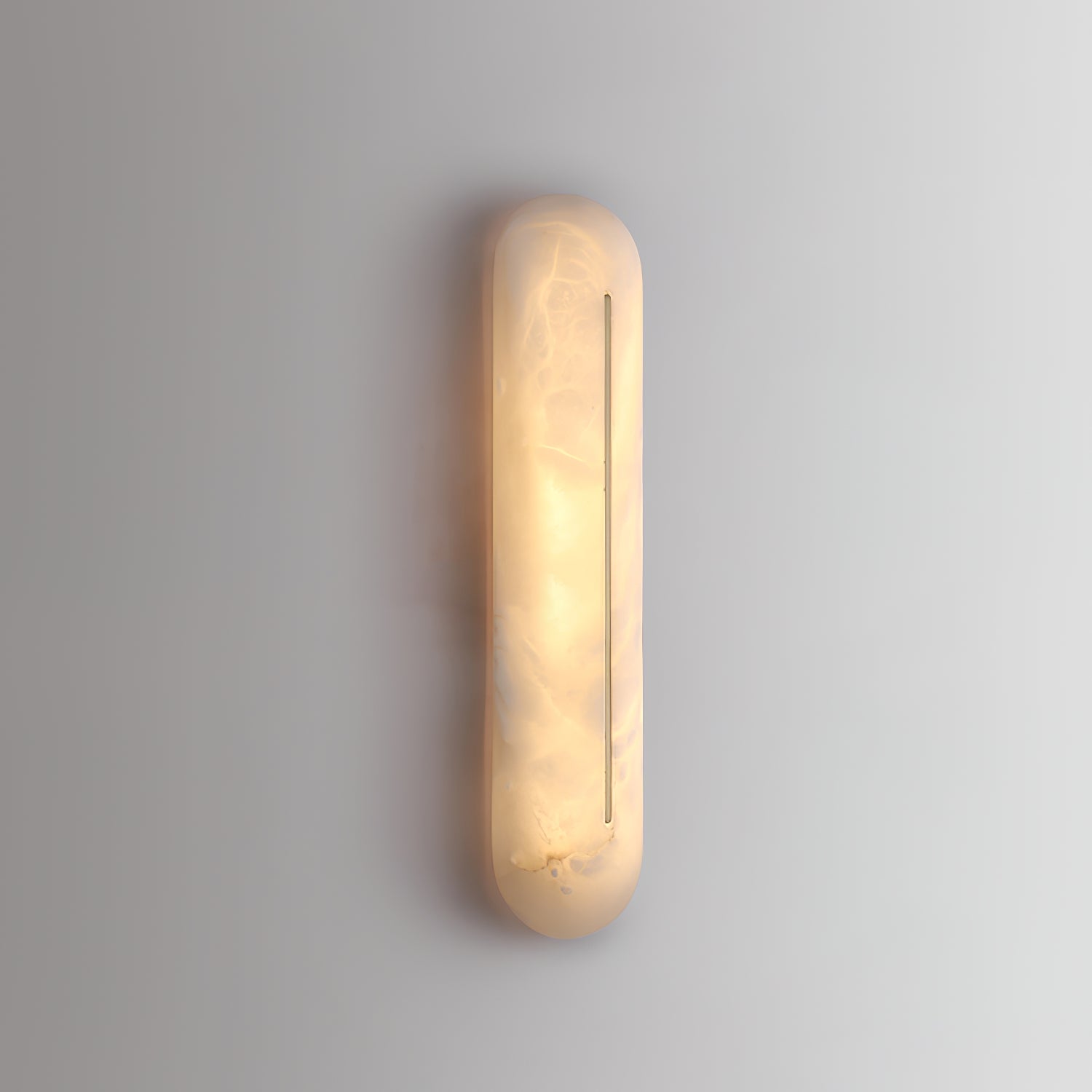 Armaryra Oblong Alabaster Wall Light-Neutral Decor