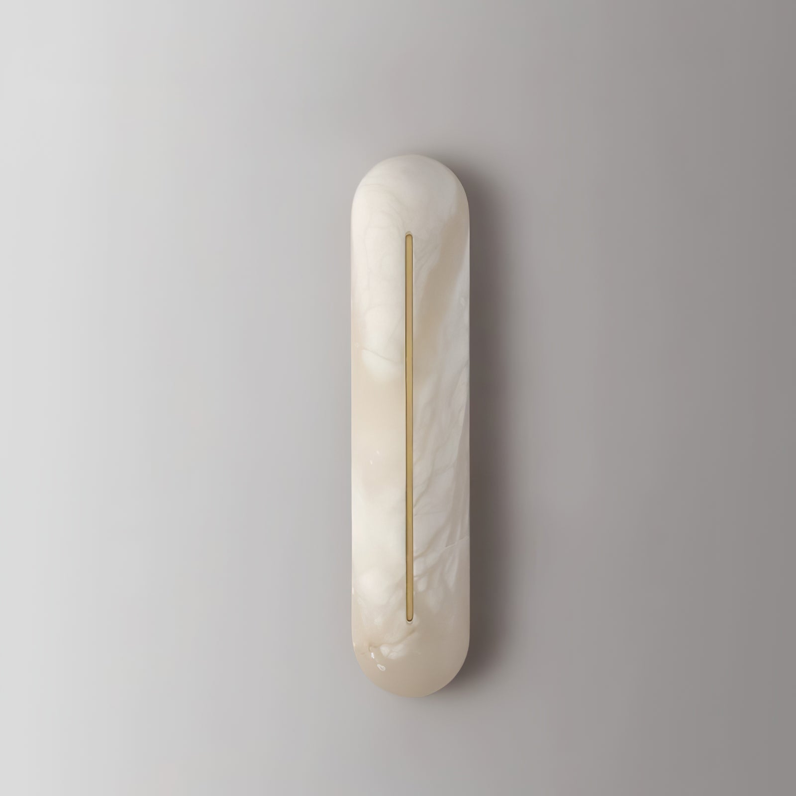 Armaryra Oblong Alabaster Wall Light-Neutral Decor
