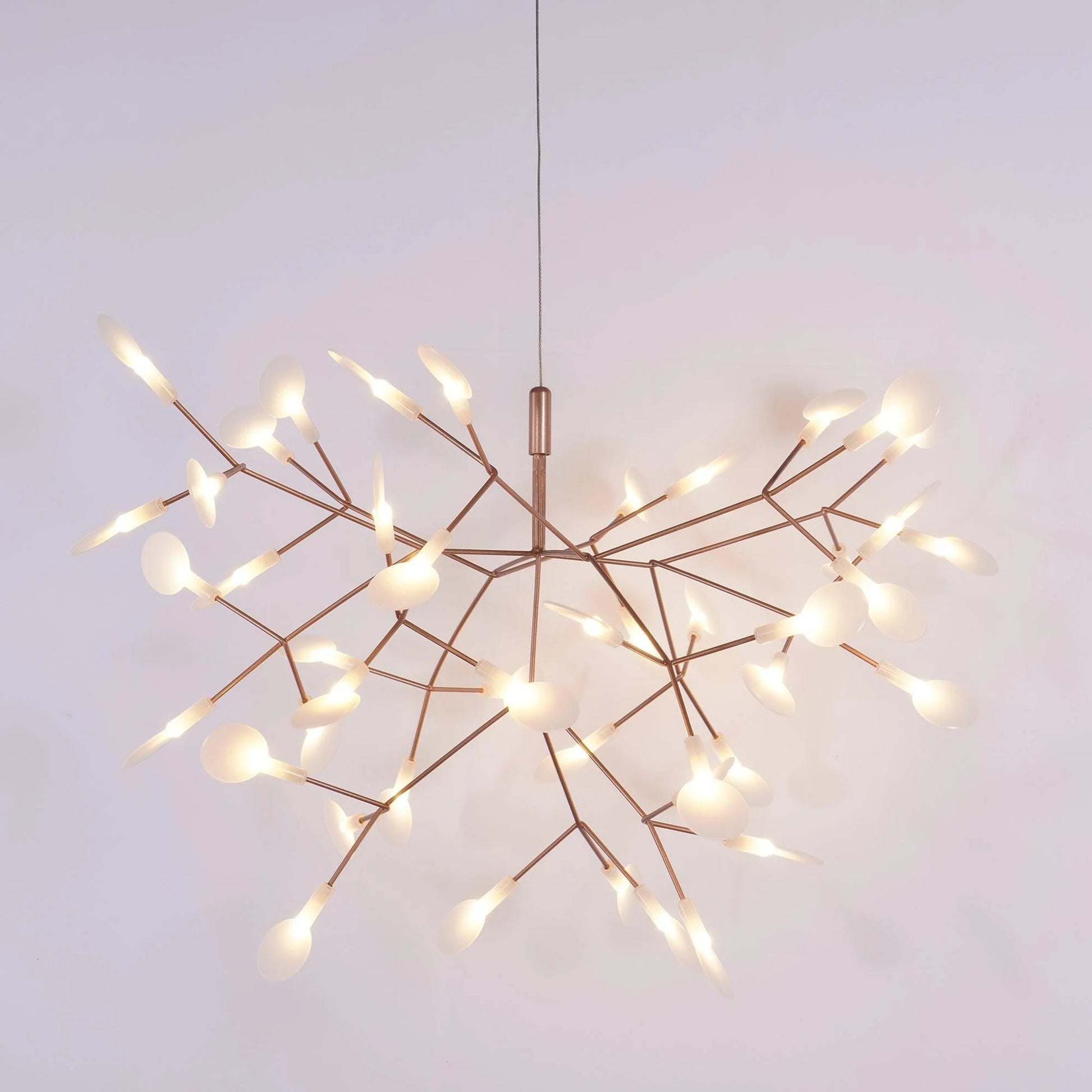 Lior Unique Sputnik Art Deco Firefly Chandelier. Living Room/ Bedroom - Neutral Decor