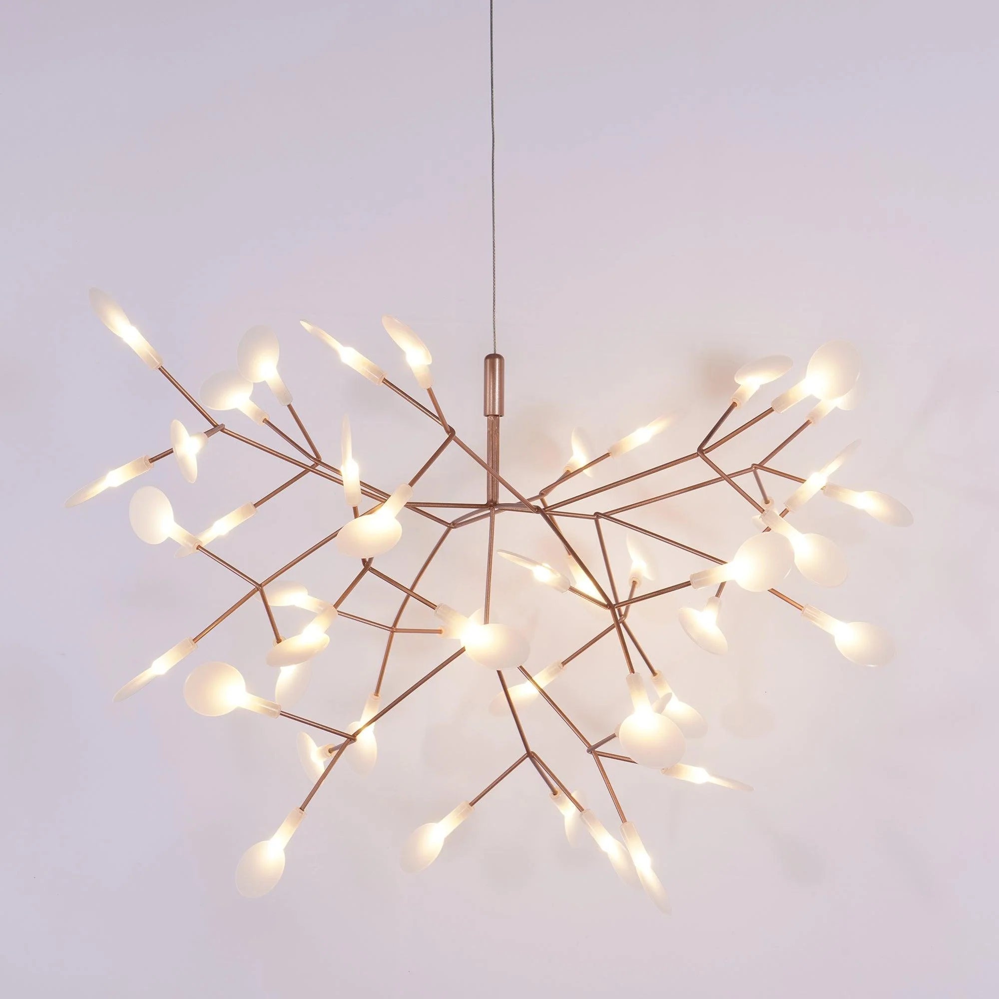 Lior Unique Sputnik Art Deco Firefly Chandelier. Living Room/ Bedroom - Neutral Decor