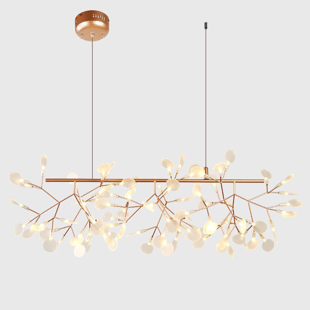 Lustra Chandelier Rose Gold Firefly LED Branch-Neutral Decor
