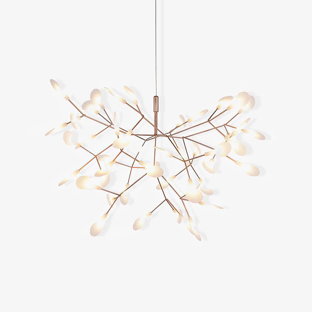 Lustra Chandelier Rose Gold Firefly LED Branch-Neutral Decor