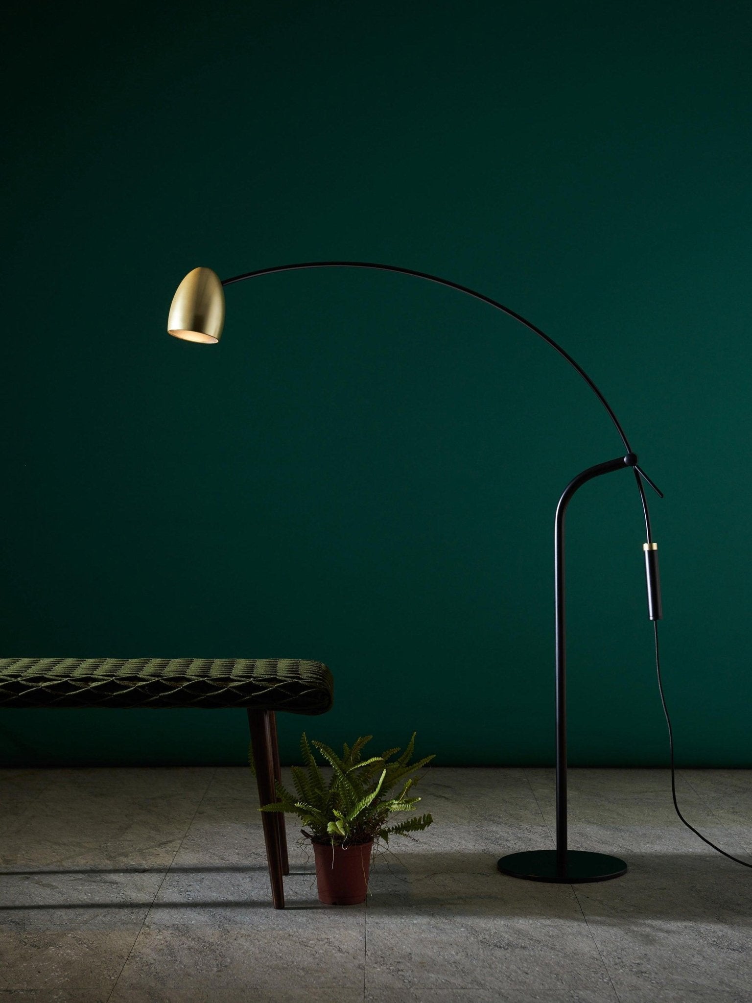 Arc Modern LED Floor Lamp-Neutral Decor