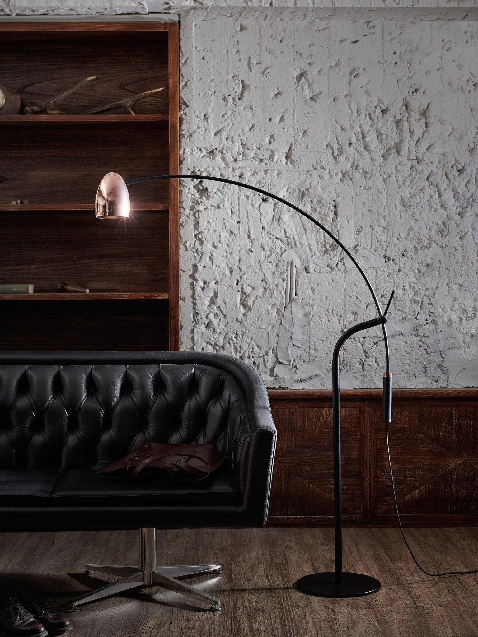 Arc Modern LED Floor Lamp-Neutral Decor