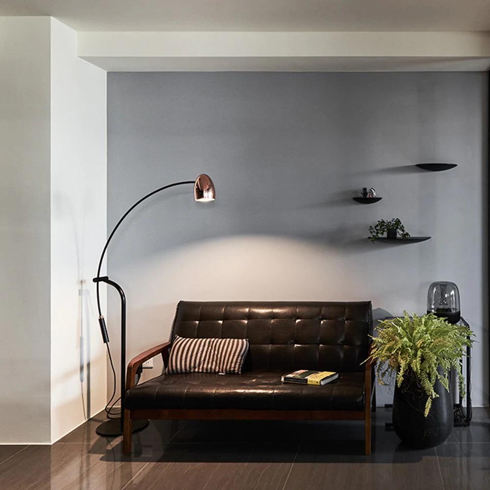 Arc Modern LED Floor Lamp-Neutral Decor