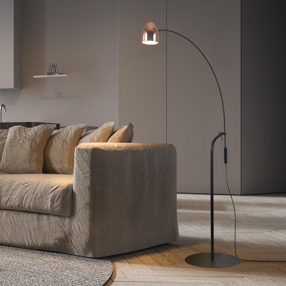 Arc Modern LED Floor Lamp-Neutral Decor