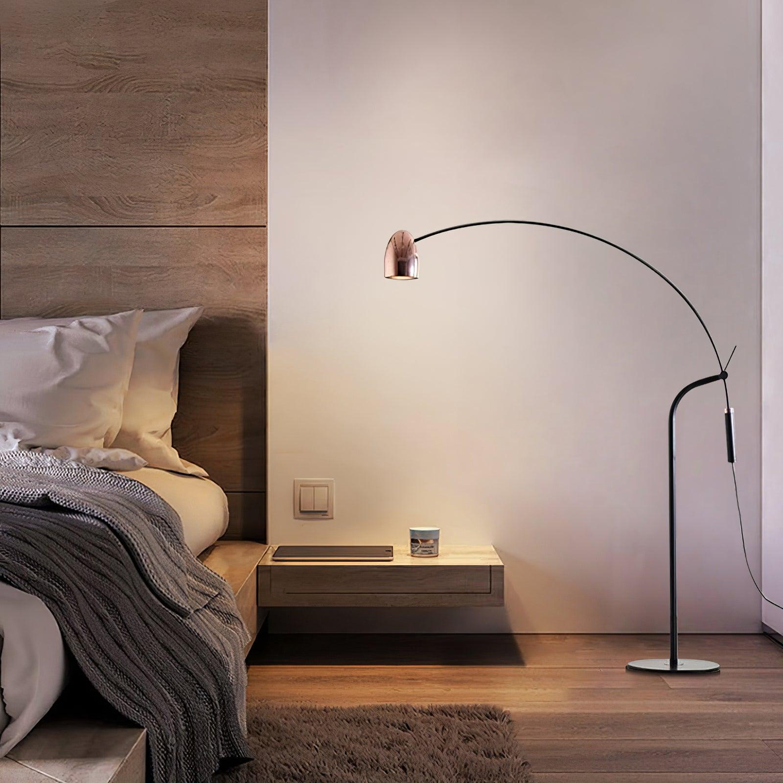 Arc Modern LED Floor Lamp-Neutral Decor