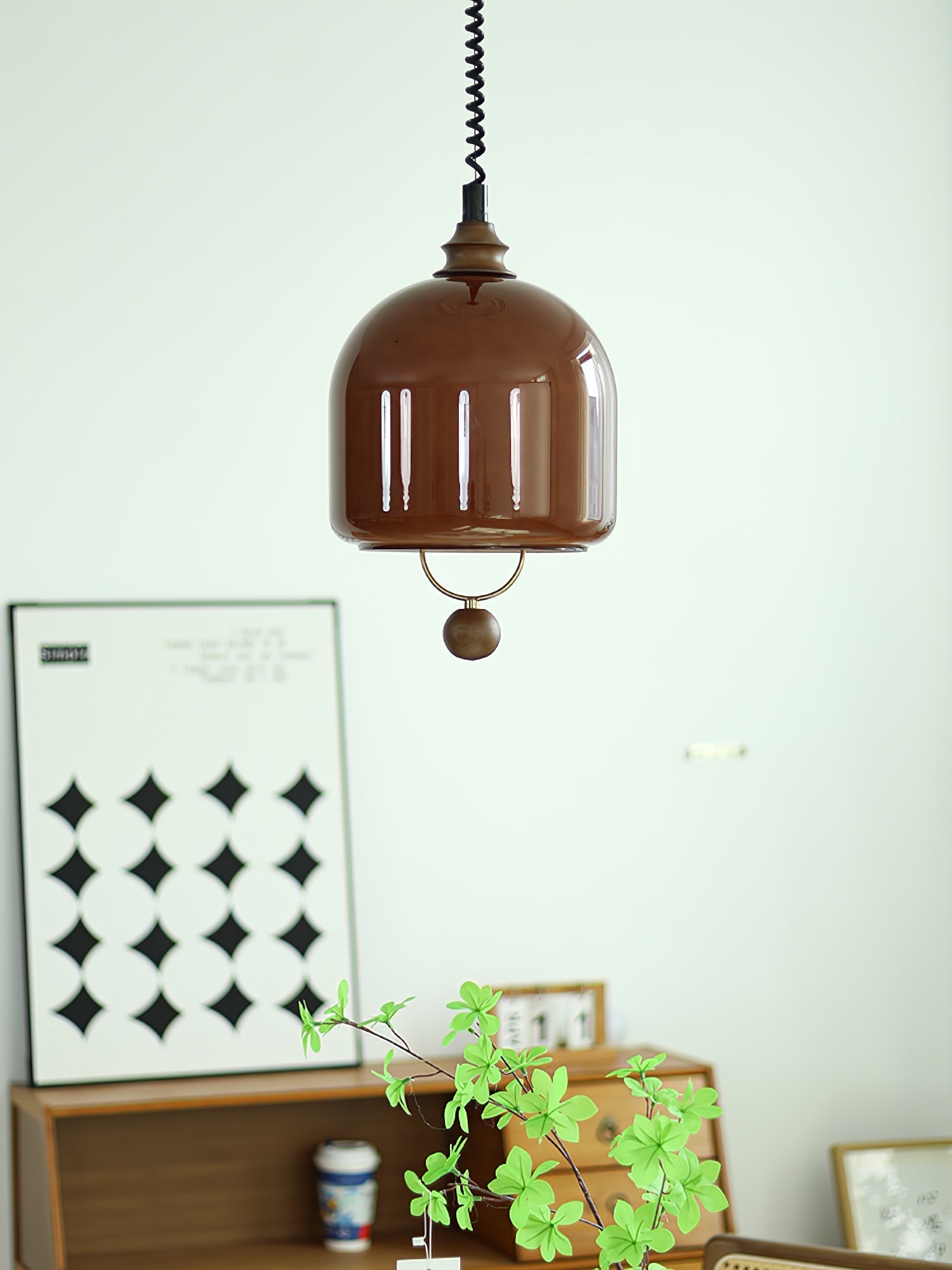 Yael MInimalist Wood Pendant Light-Neutral Decor