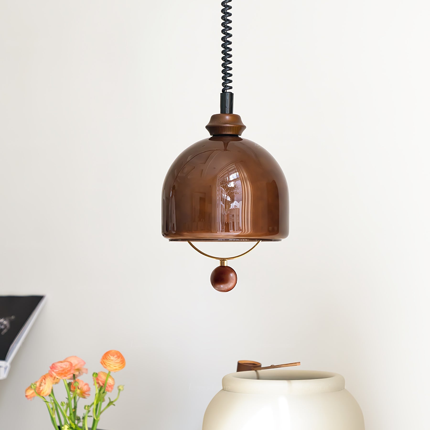 Yael MInimalist Wood Pendant Light-Neutral Decor