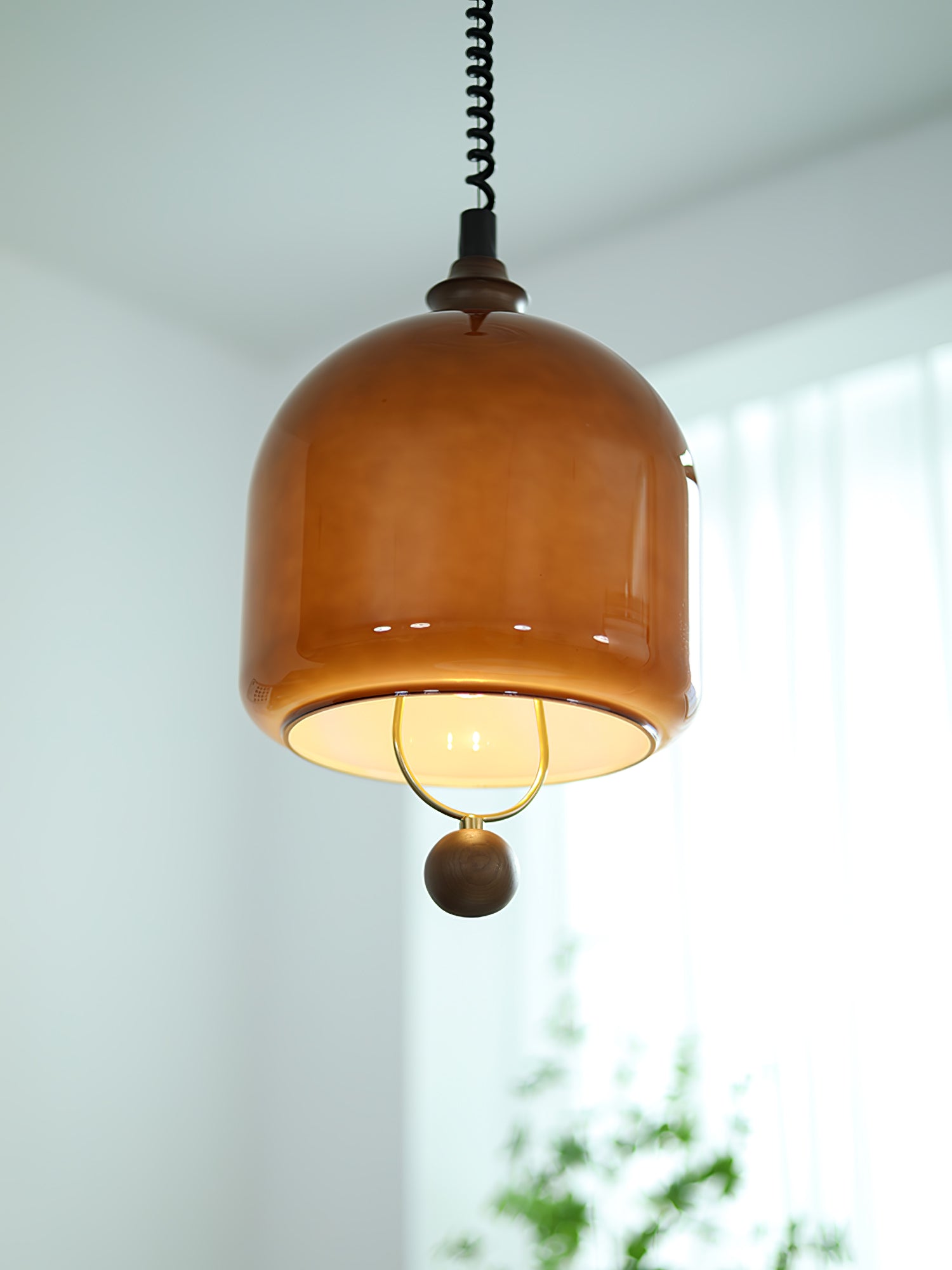 Yael MInimalist Wood Pendant Light-Neutral Decor