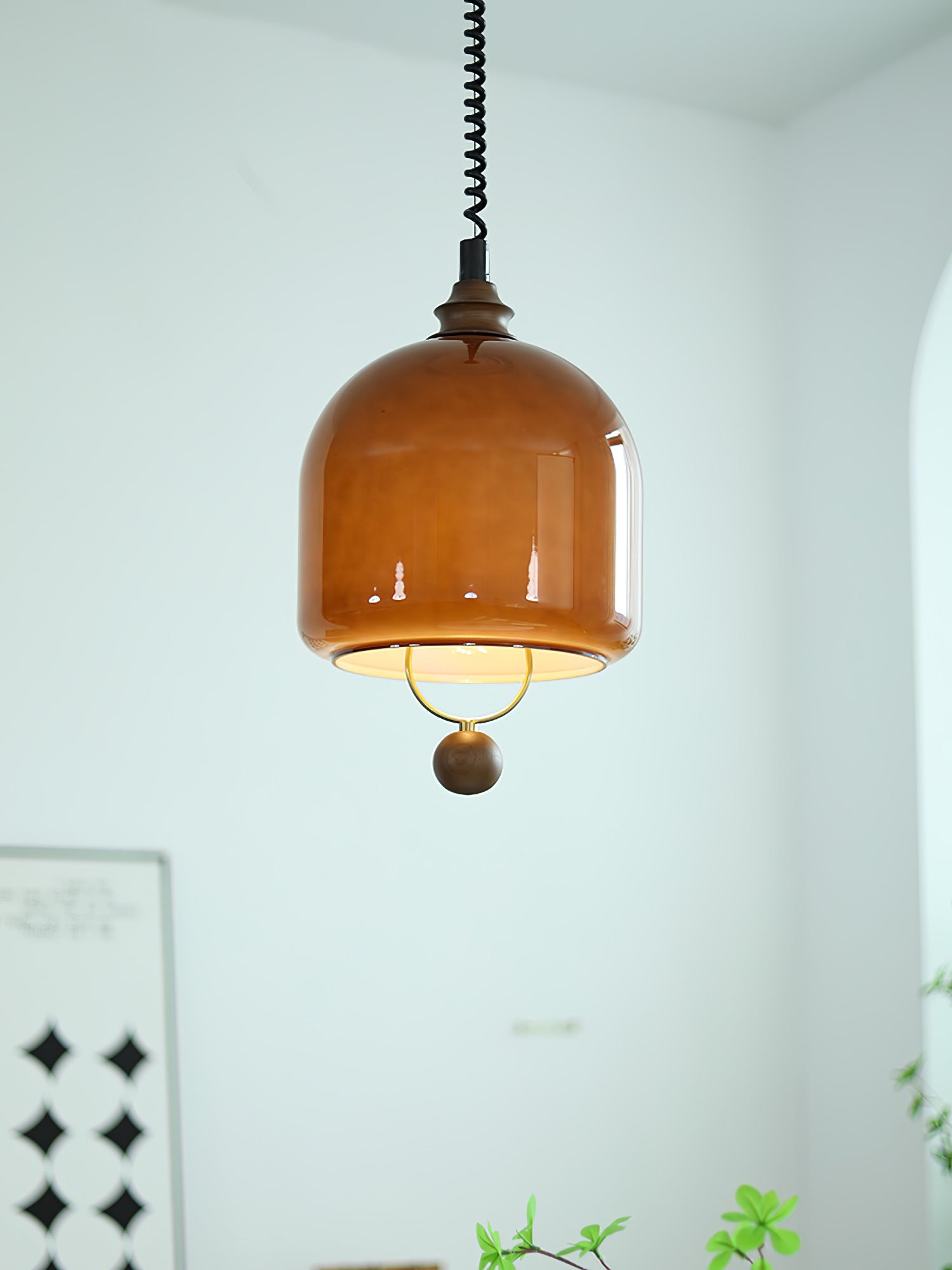 Yael MInimalist Wood Pendant Light-Neutral Decor