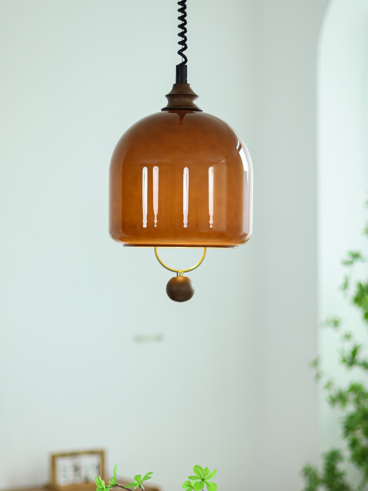 Yael MInimalist Wood Pendant Light-Neutral Decor