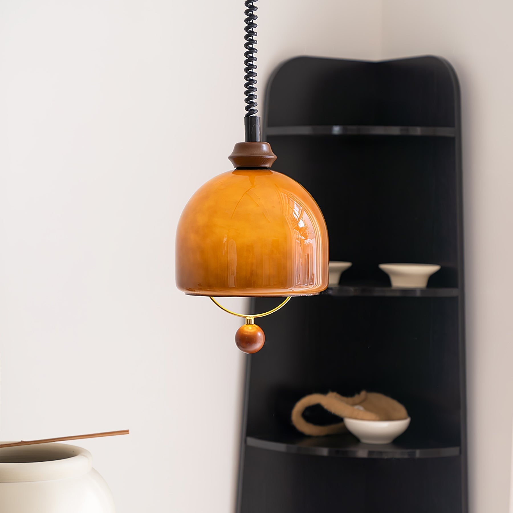 Yael MInimalist Wood Pendant Light-Neutral Decor