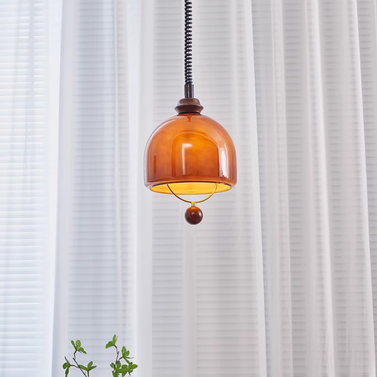 Yael MInimalist Wood Pendant Light-Neutral Decor