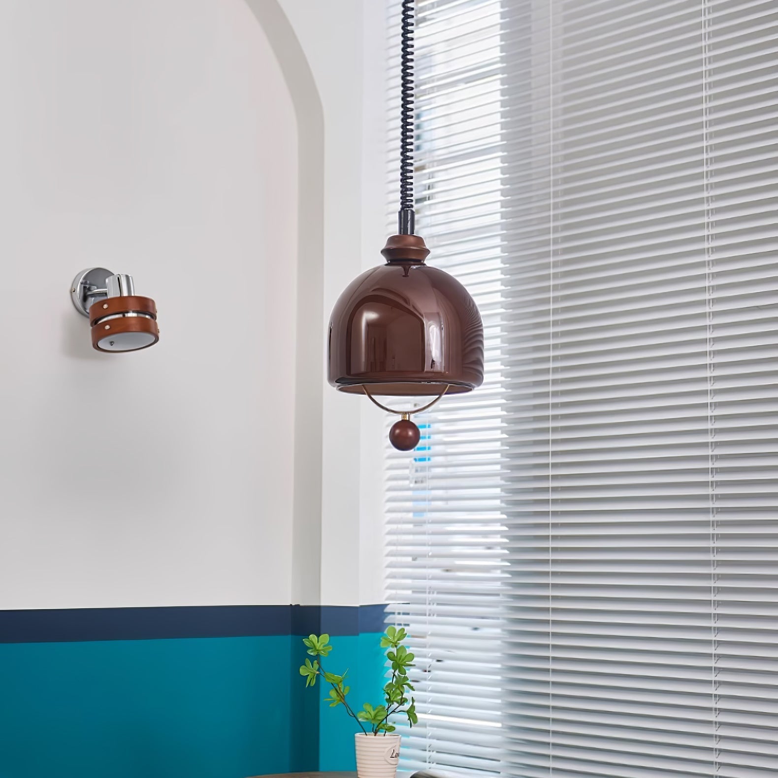 Yael MInimalist Wood Pendant Light-Neutral Decor