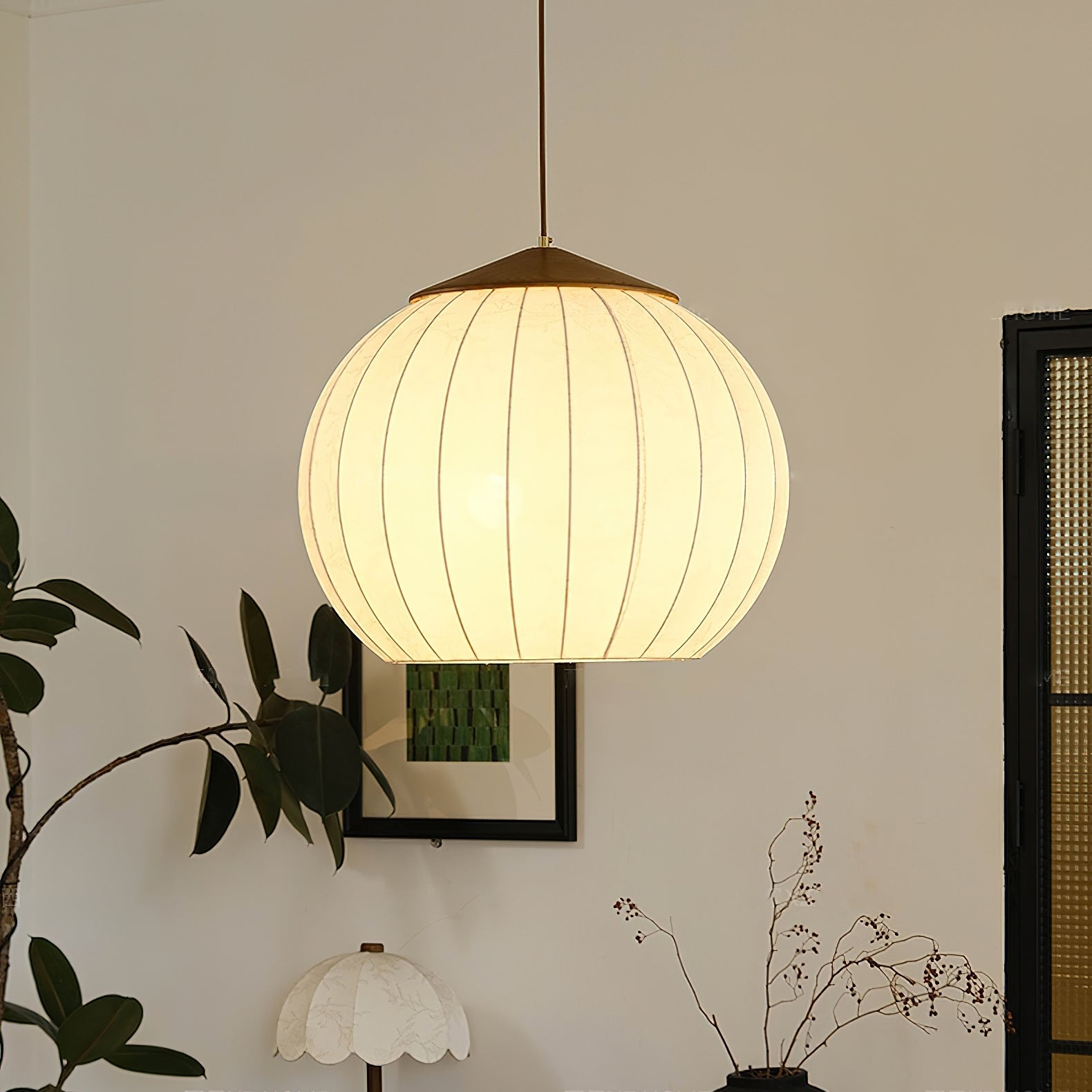 Lustra Pendant Lamp Lantern Minimalist-Neutral Decor