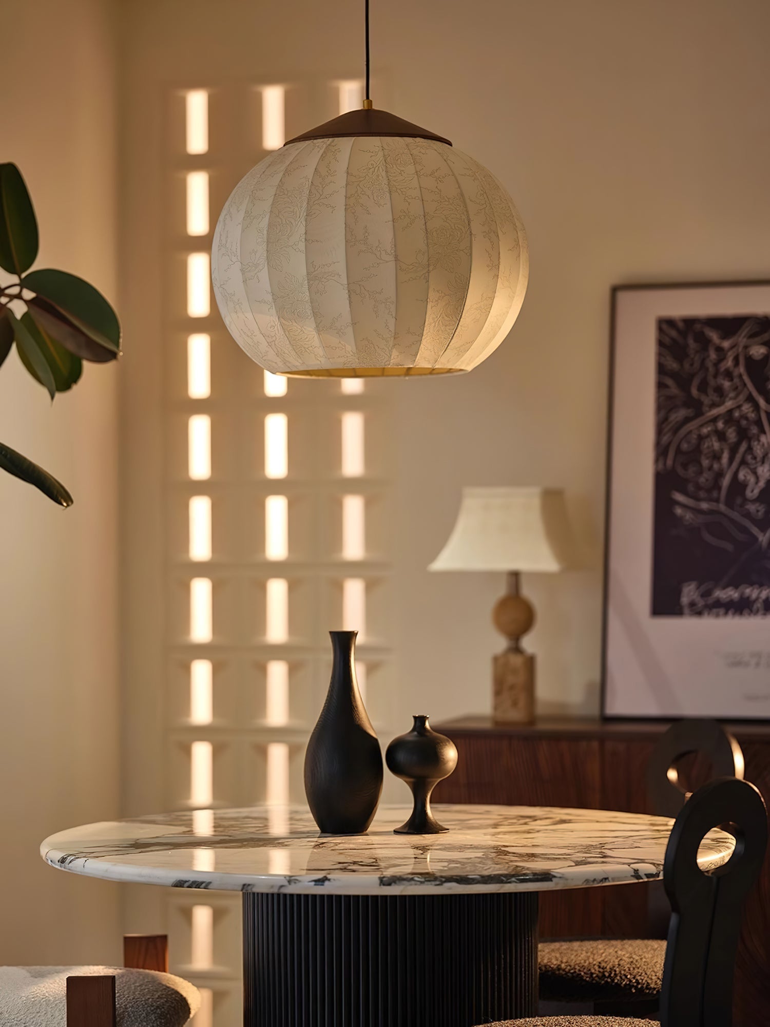 Lustra Pendant Lamp Lantern Minimalist-Neutral Decor