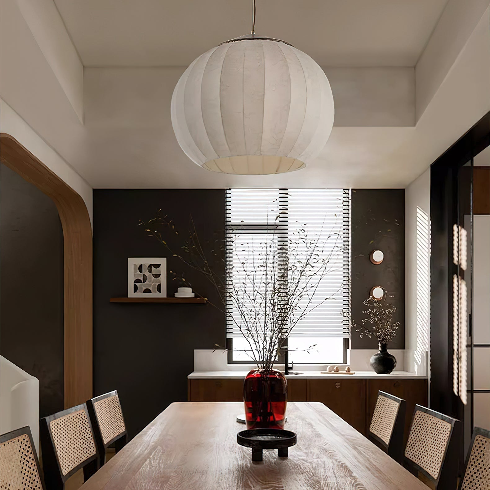 Lustra Pendant Lamp Lantern Minimalist-Neutral Decor