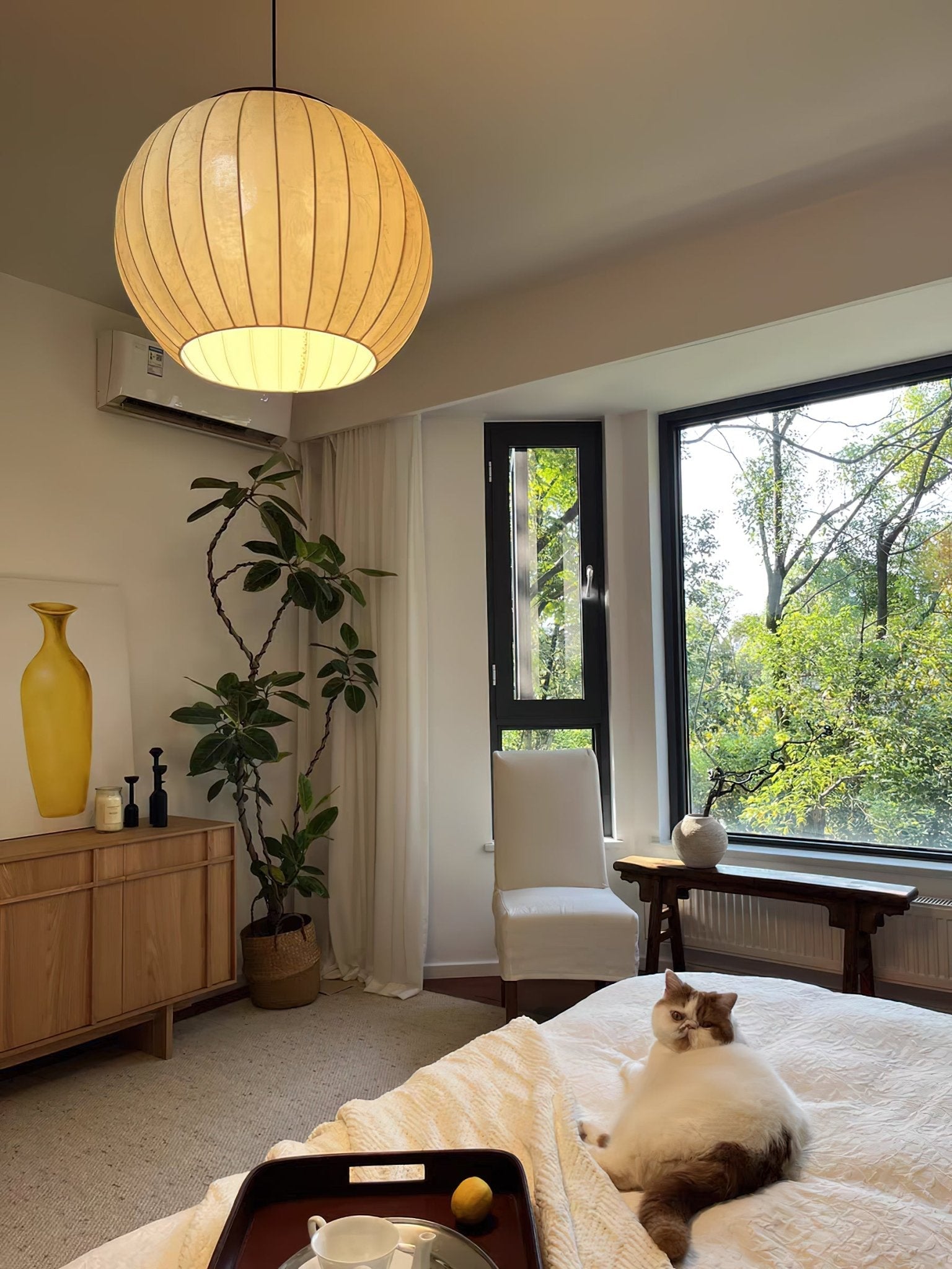 Lustra Pendant Lamp Lantern Minimalist-Neutral Decor