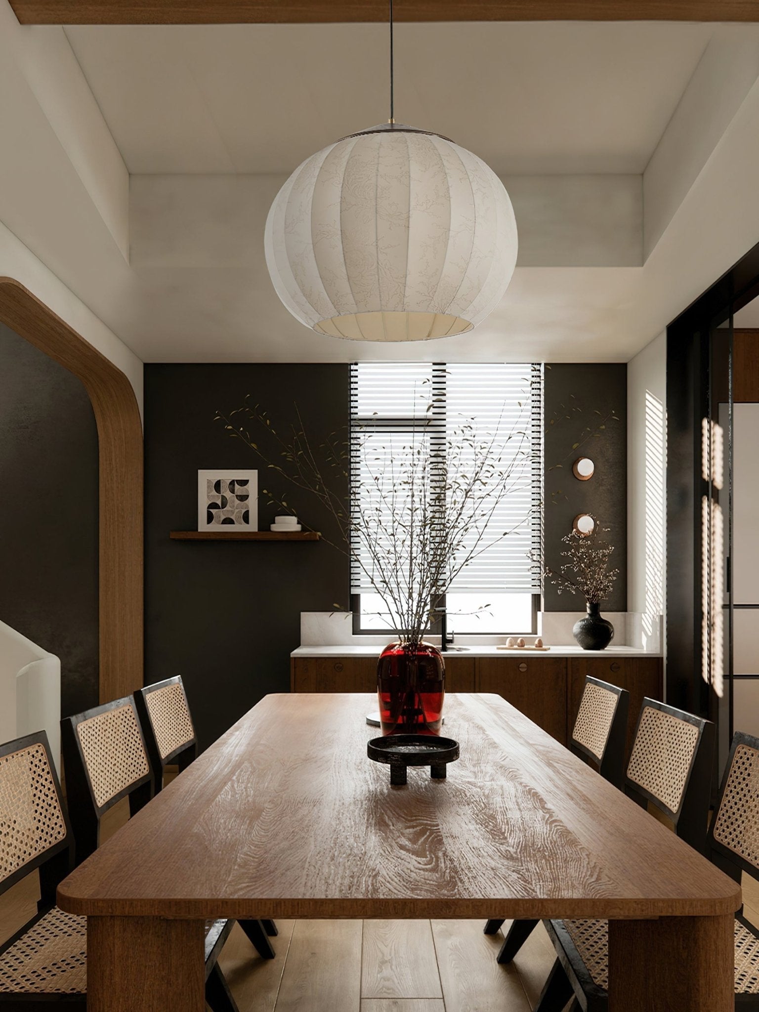 Lustra Pendant Lamp Lantern Minimalist-Neutral Decor