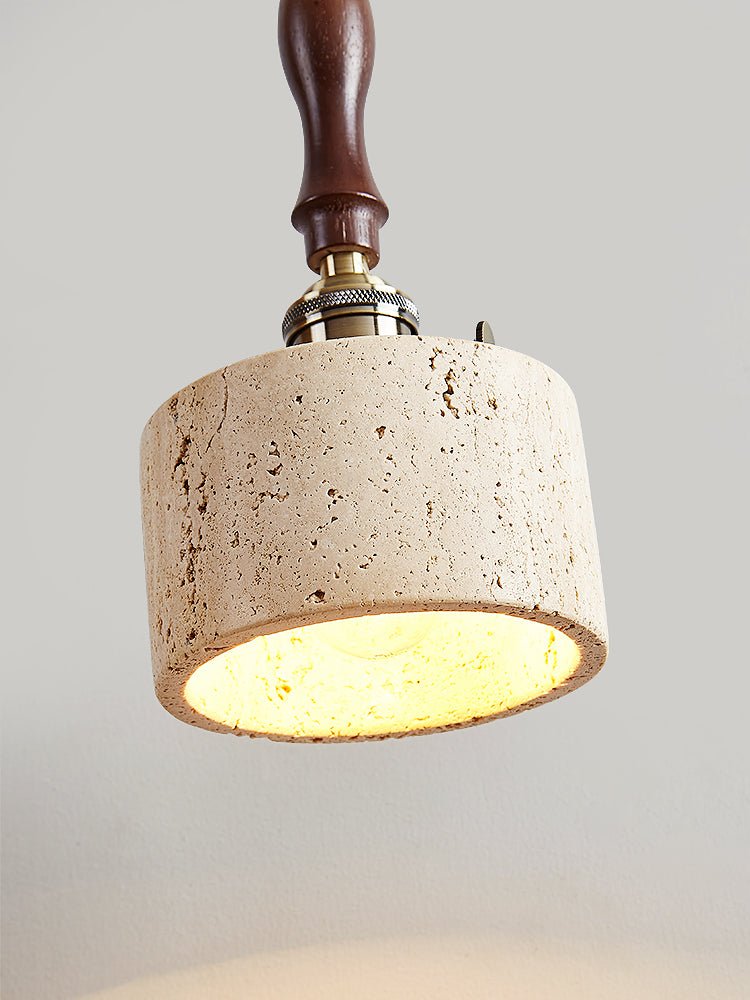 Heritage Stone Pendant Lamp-Neutral Decor