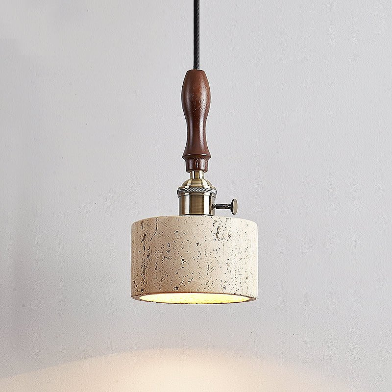 Heritage Stone Pendant Lamp-Neutral Decor