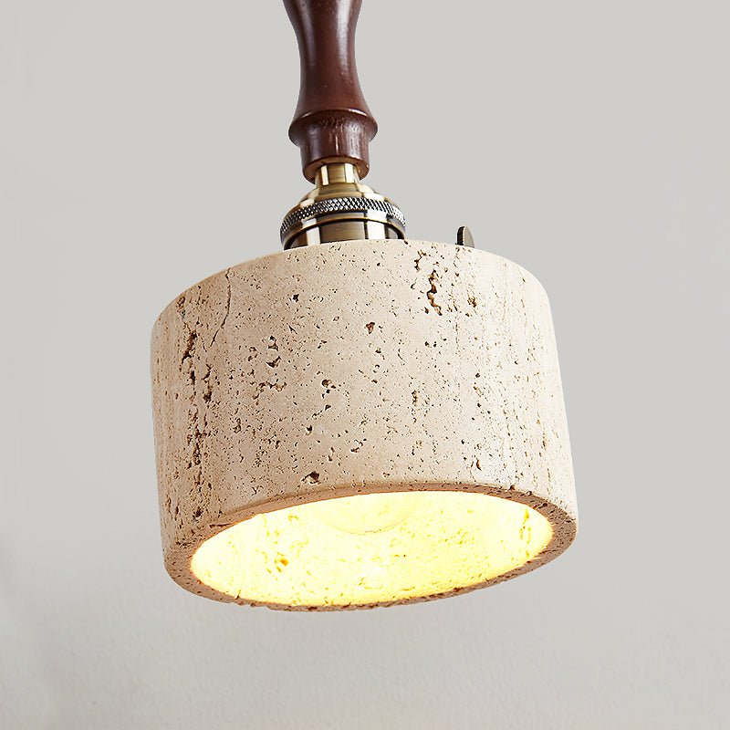 Heritage Stone Pendant Lamp-Neutral Decor
