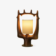 Roise Nature Wood Table Lamp-Neutral Decor