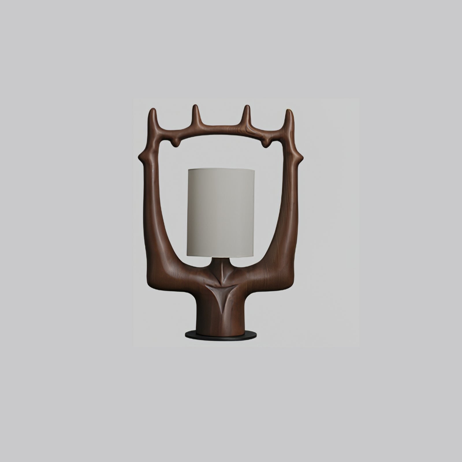 Roise Nature Wood Table Lamp-Neutral Decor