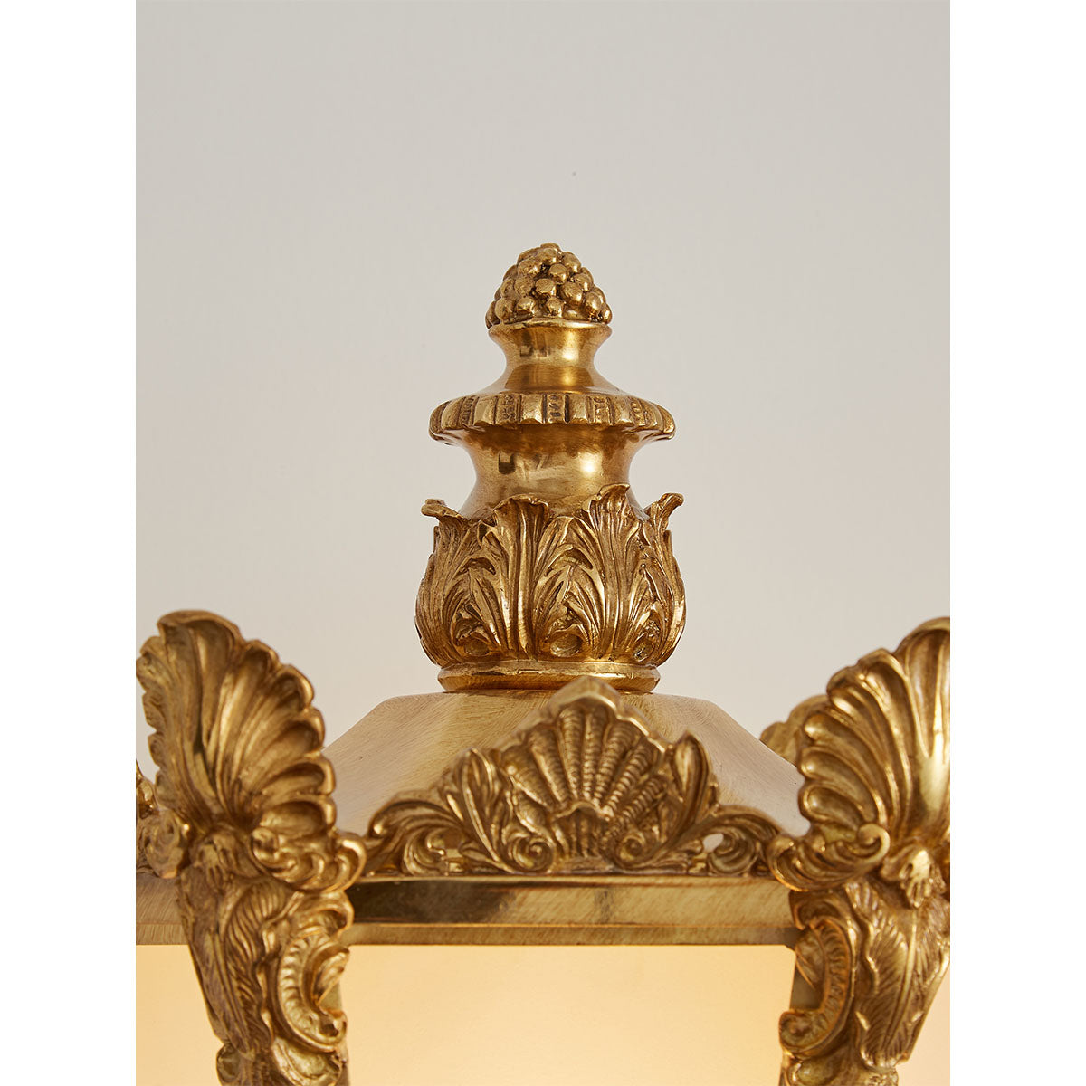 Top-down view of the Heritage Wall Lamp.