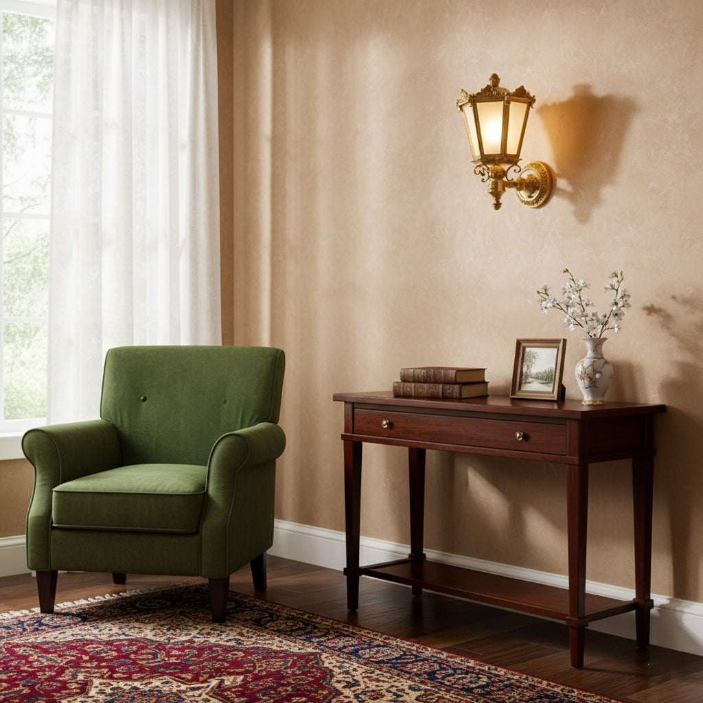 The larger 85cm version of the Heritage Wall Lamp.
