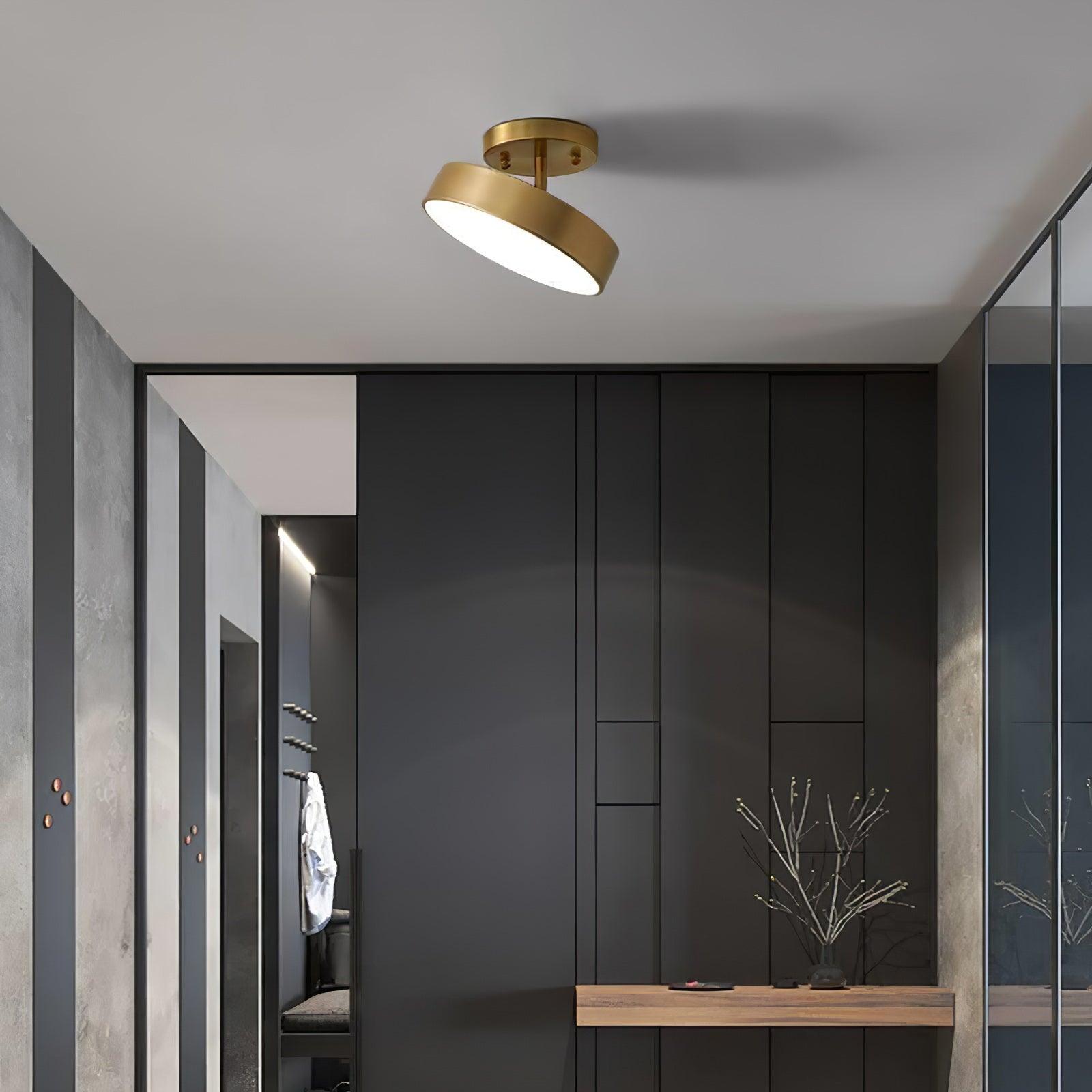 Eilora Modern Minimalist Rotating Ceiling Lamp-Neutral Decor