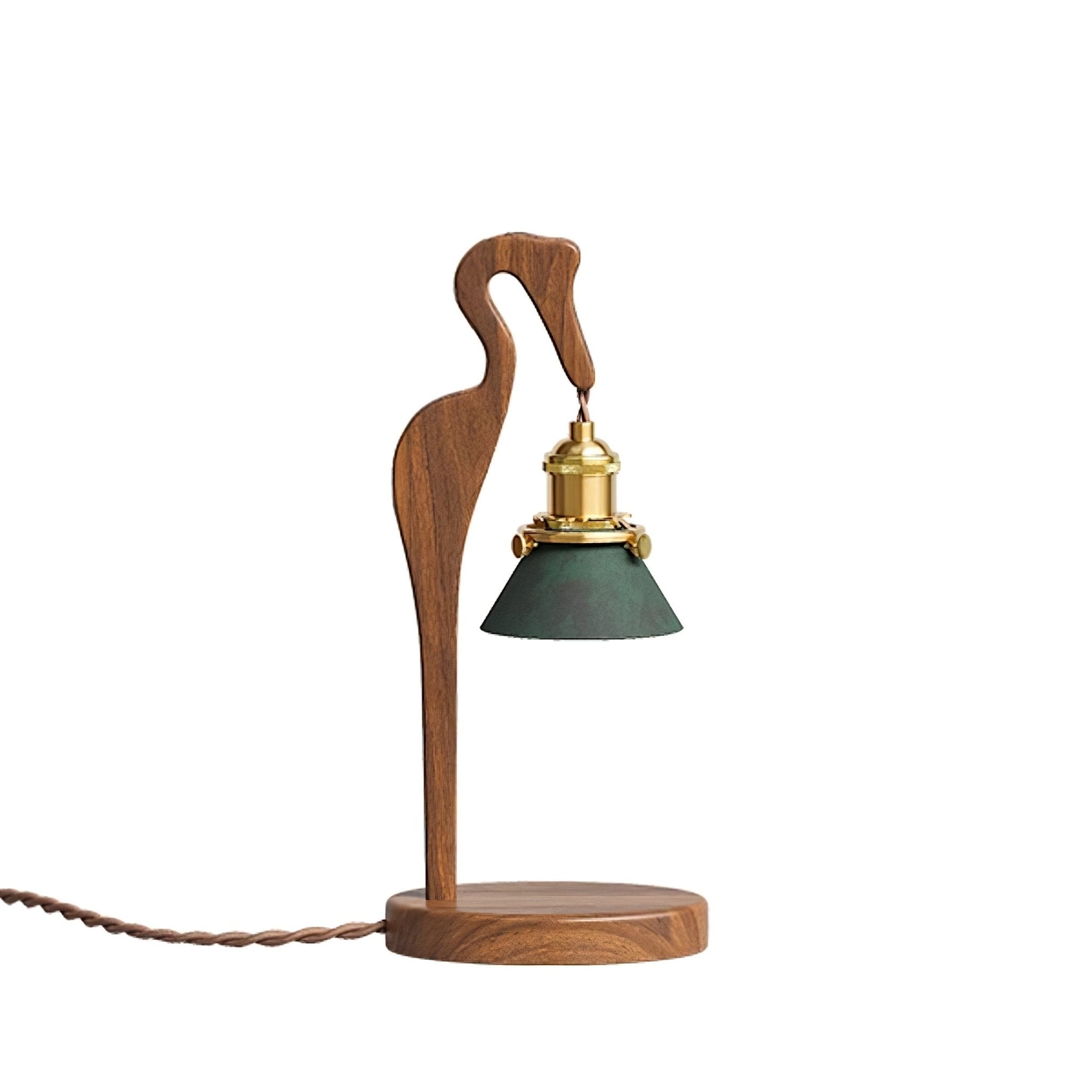 Cyn Wood Artistic Table Lamp-Neutral Decor