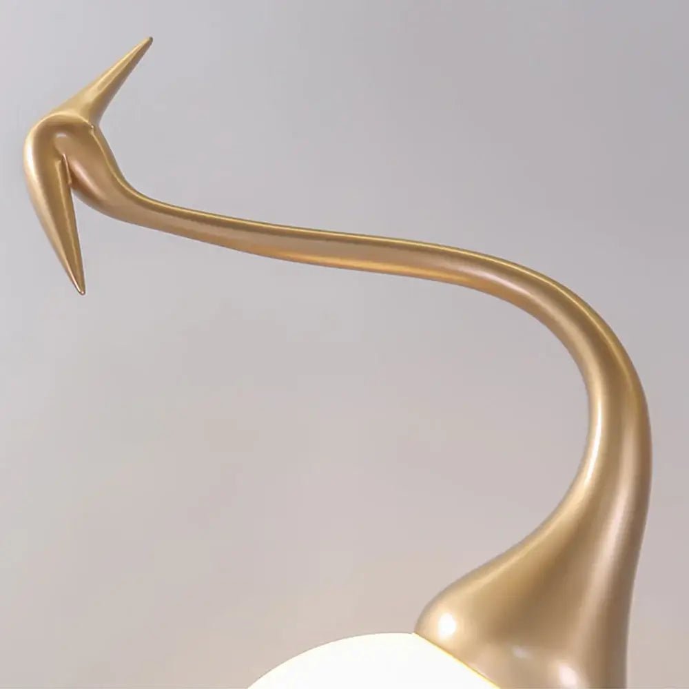 Uraearae Crane Shaped Wall Sconce-Neutral Decor