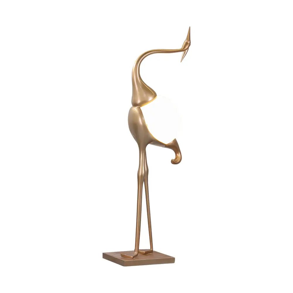 Uraearae Crane Shaped Wall Sconce-Neutral Decor