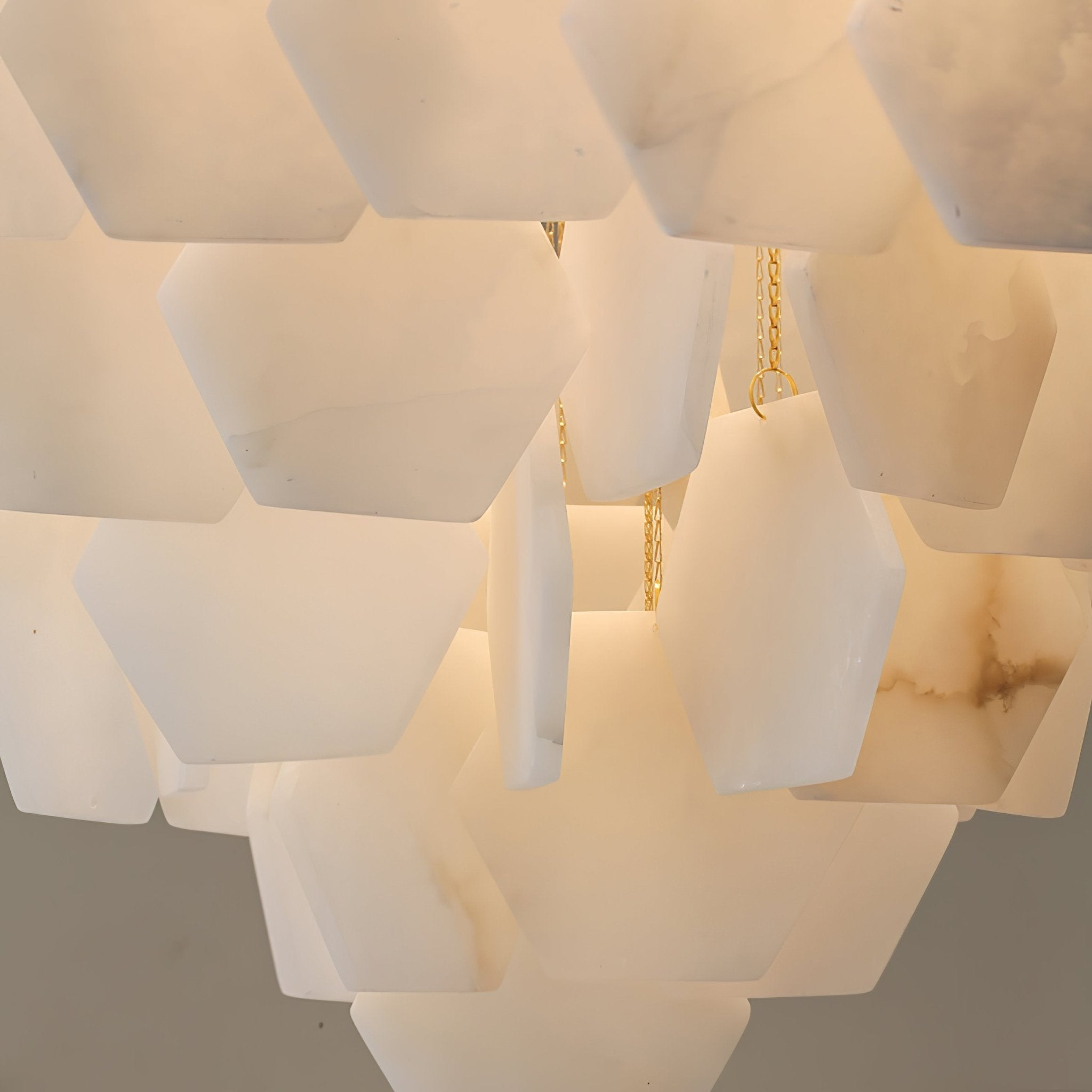 Aurelia Luxury Alabaster Chandelier-Neutral Decor