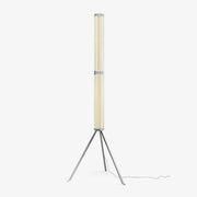 Hexagonal Glass Floor Lamp-Neutral Decor