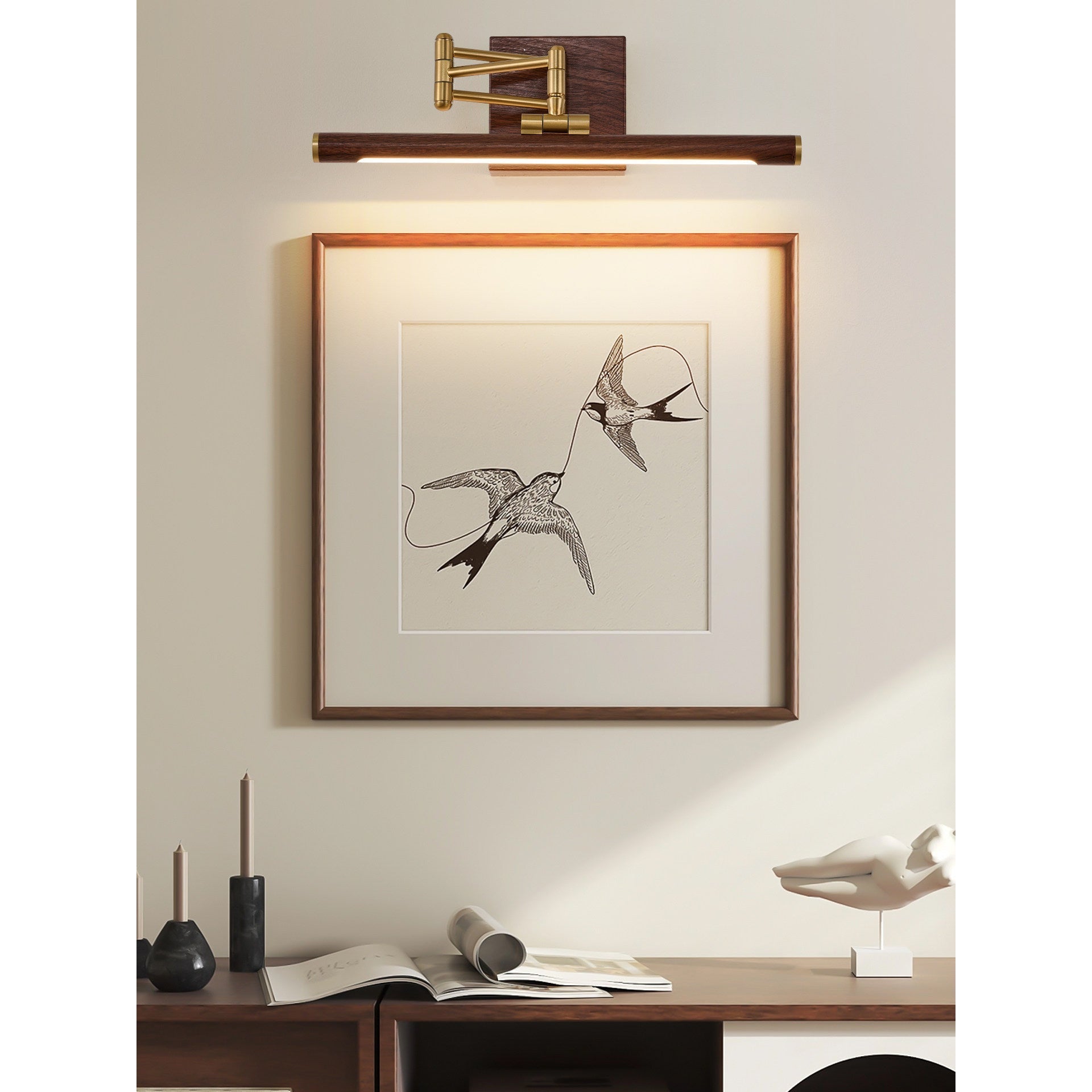 Hinkley Stokes Wall Lamp in the Copper finish.