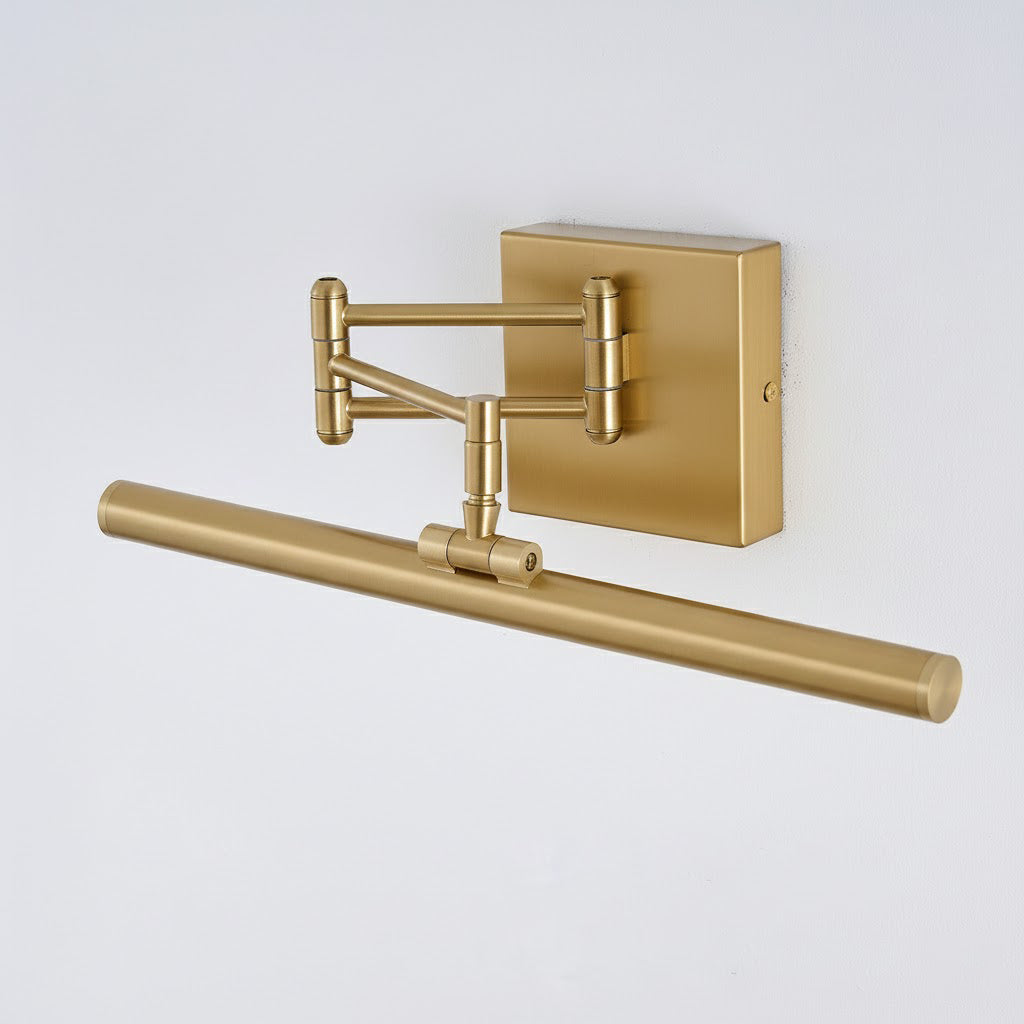The 75cm version of the Stokes brass wall lamp.