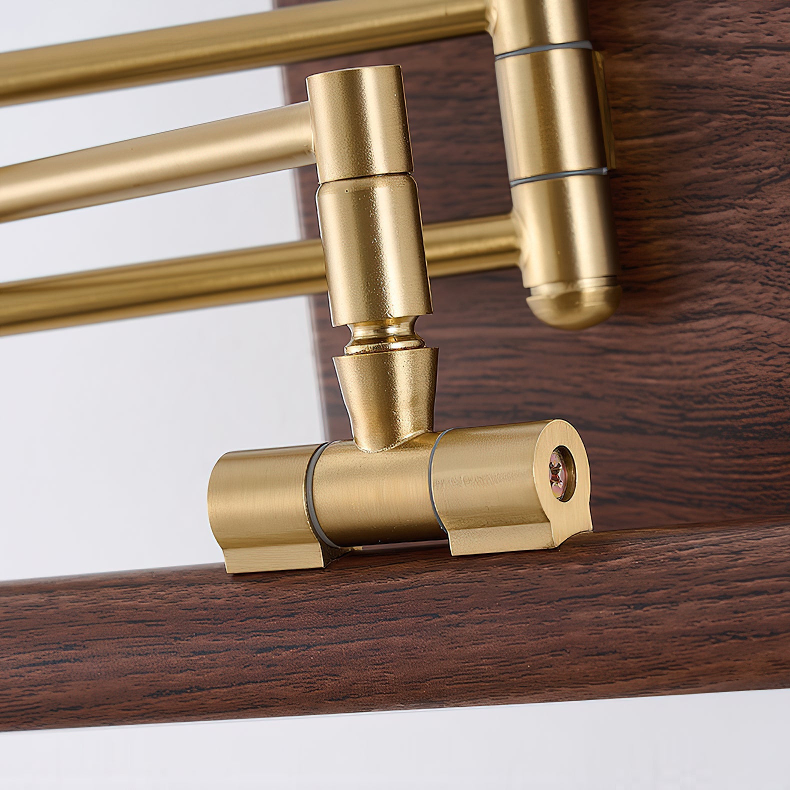 Overhead view of the Hinkley Stokes Brass Wall Lamp.