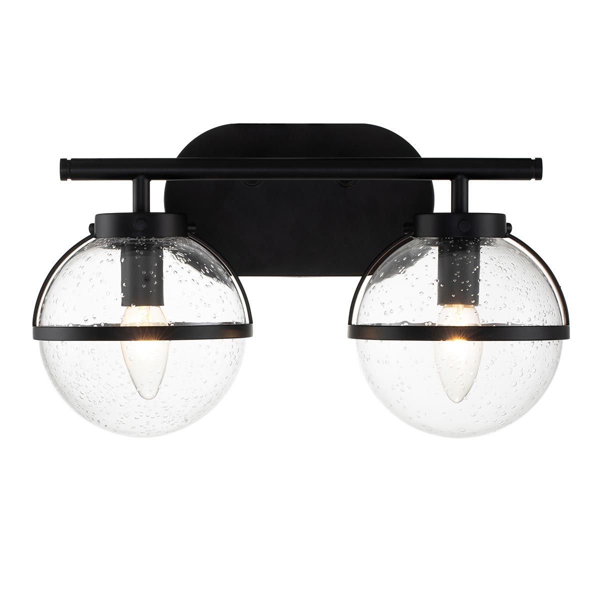 Hollis Wall Lamp providing ambient light in a hallway.