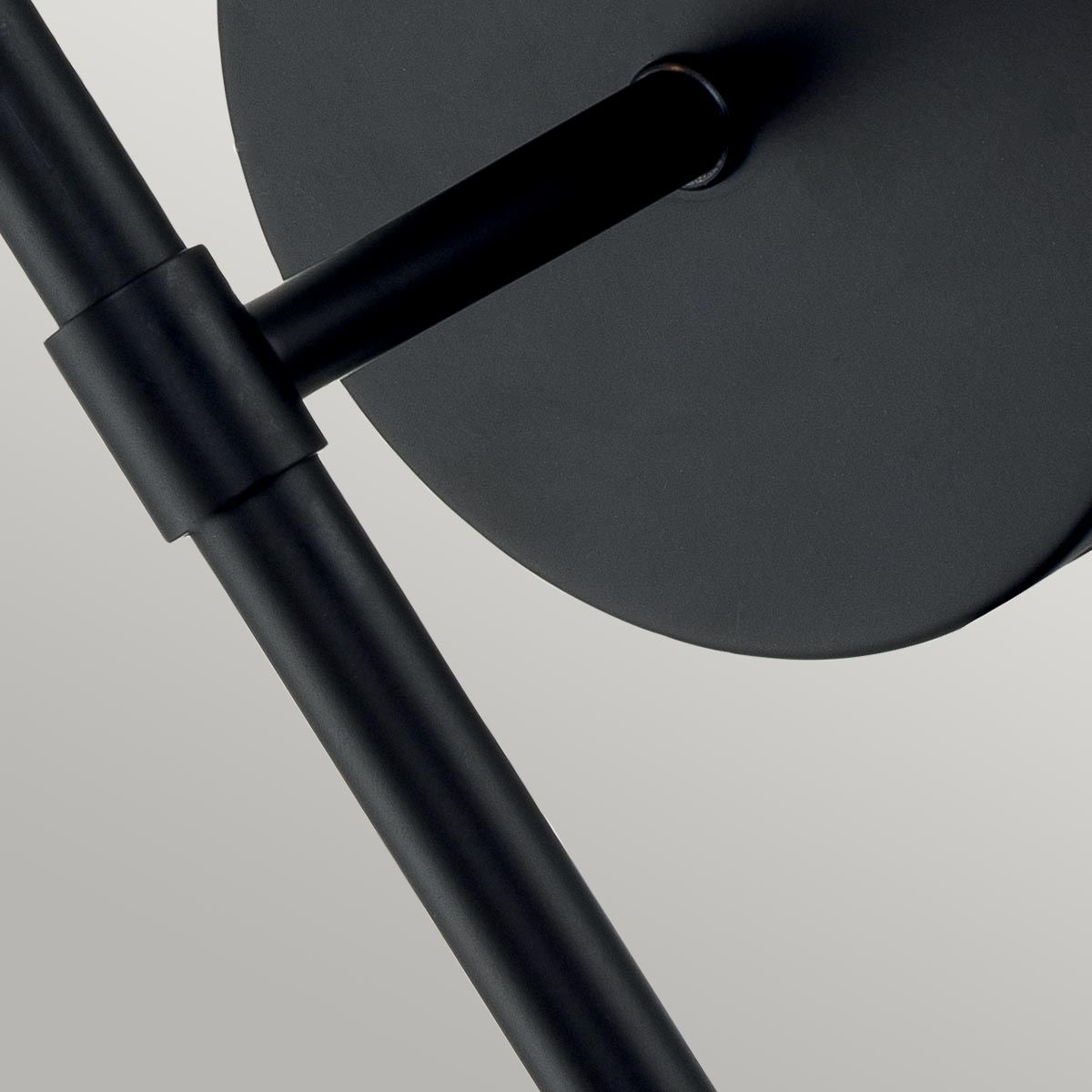 Detail of the wall mounting plate for the Hollis Sconce.